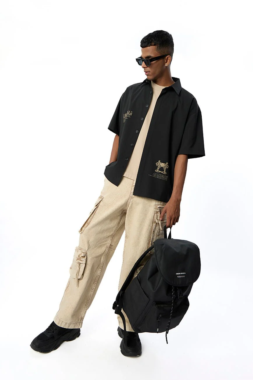 Short Sleeve Black Shirt // Lost Angels - Image 6