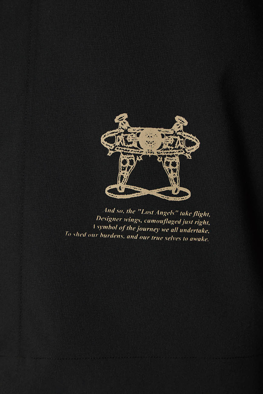 Short Sleeve Black Shirt // Lost Angels - Image 9