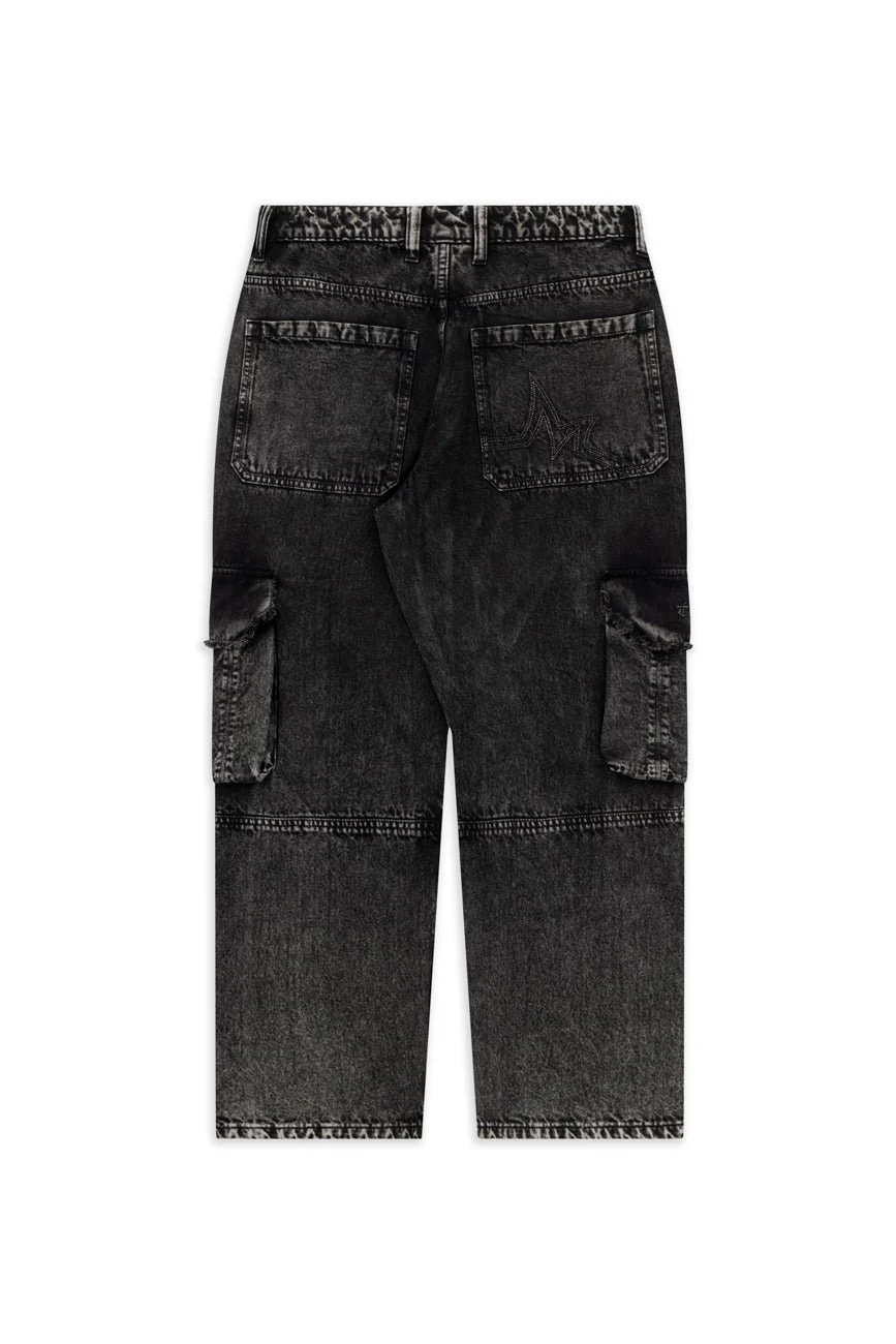 Machine Denim Cargo Pants_Royal Enfield x Urban Monkey - Image 11