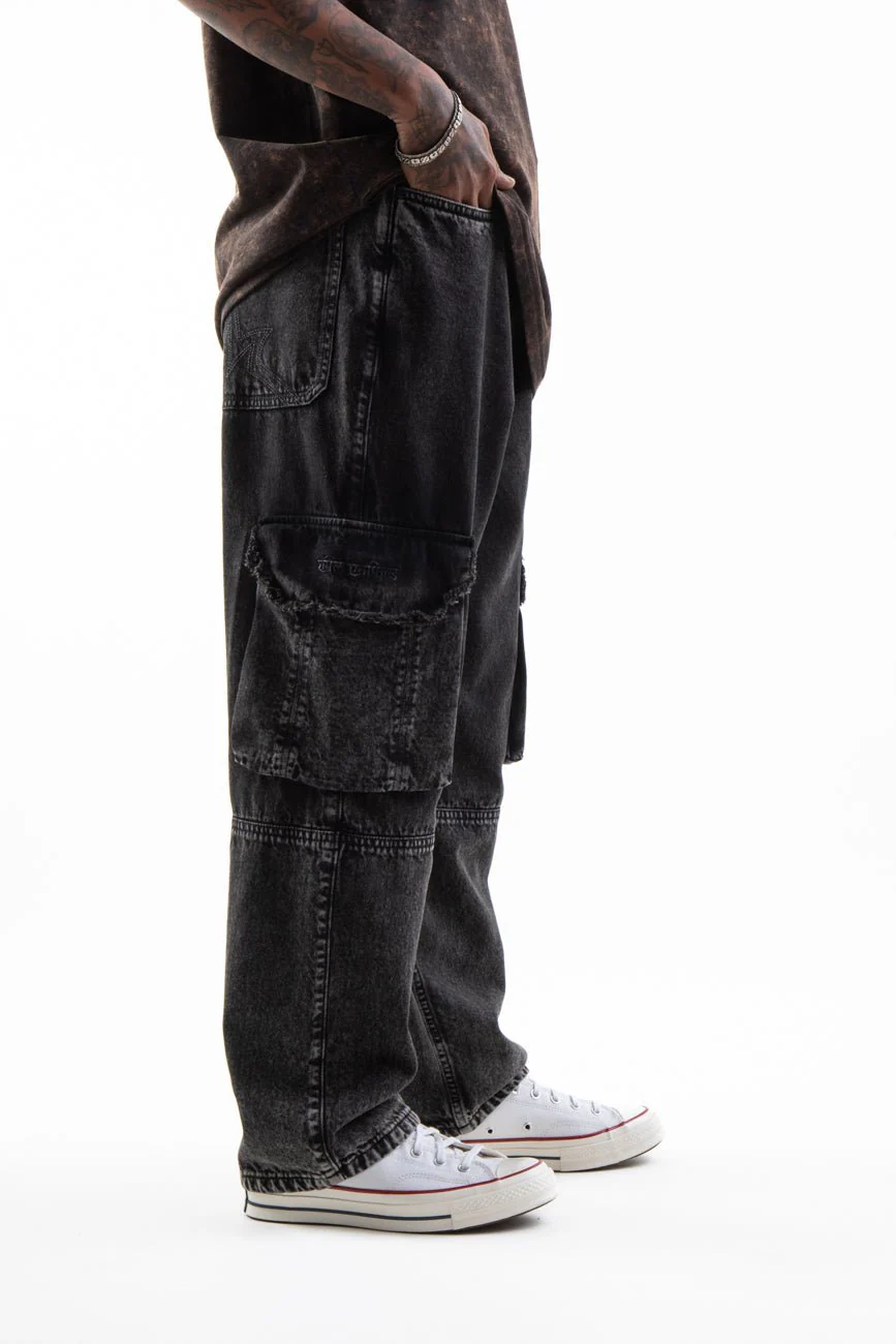 Machine Denim Cargo Pants_Royal Enfield x Urban Monkey - Image 5