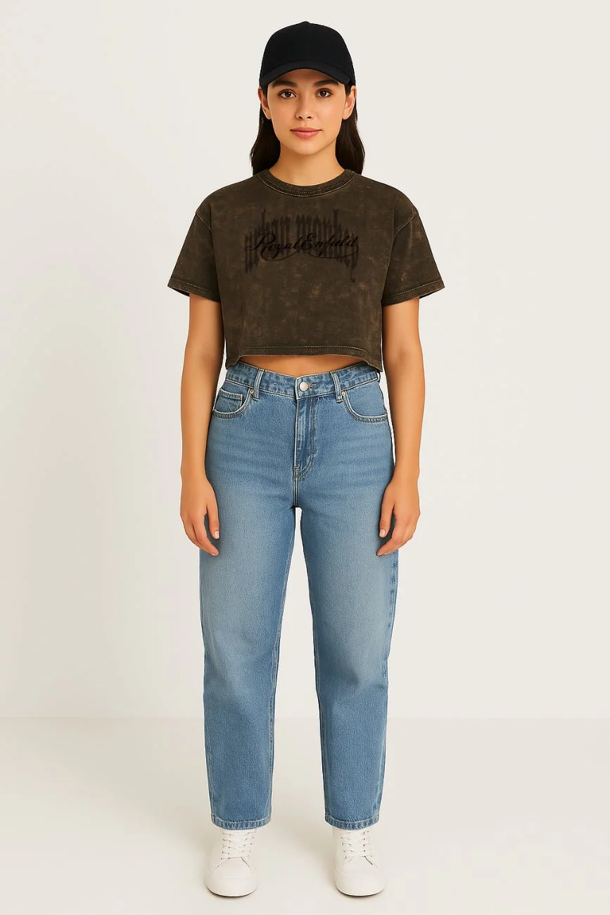 Made Like A Gun Cropped Tee 001_Royal Enfield x Urban Monkey - Image 10