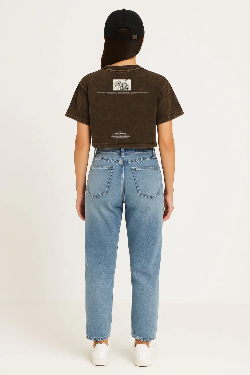 Made Like A Gun Cropped Tee 001_Royal Enfield x Urban Monkey - Image 11