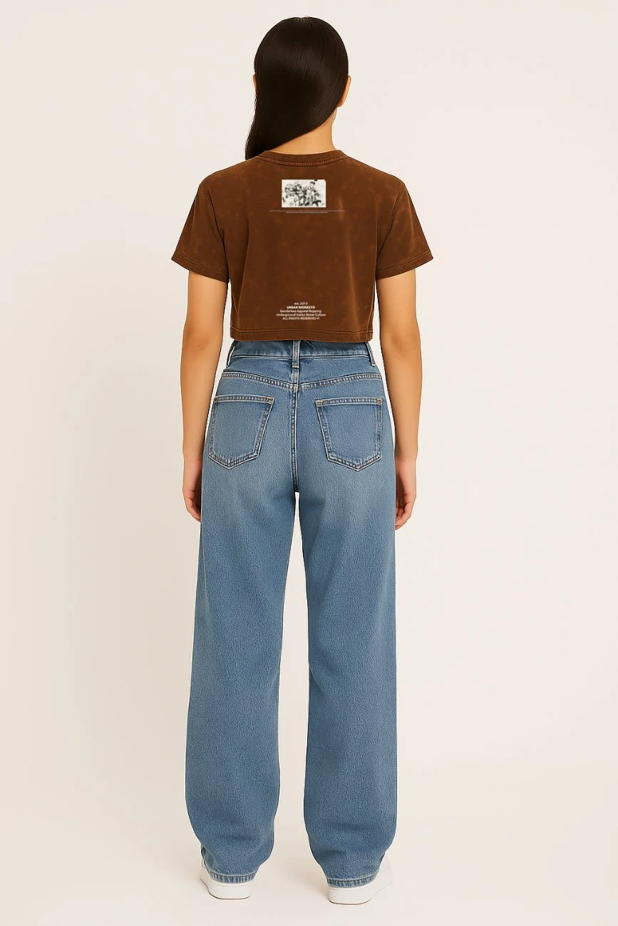 Made Like A Gun Cropped Tee 002_Royal Enfield x Urban Monkey - Image 11