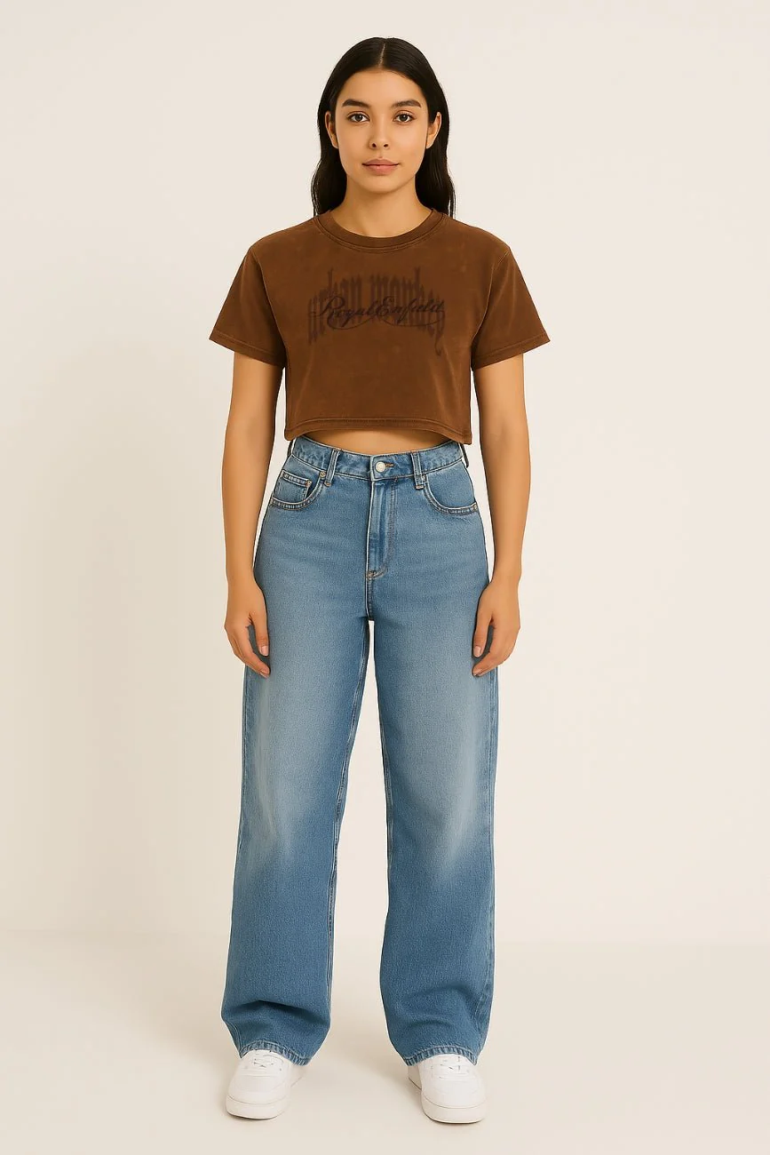 Made Like A Gun Cropped Tee 002_Royal Enfield x Urban Monkey - Image 8