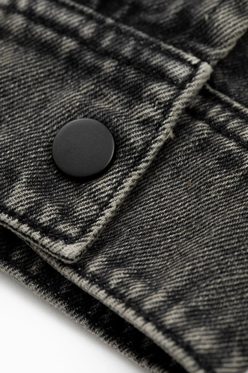 Novocaine // Frayed Hem Denim Jacket - Image 6