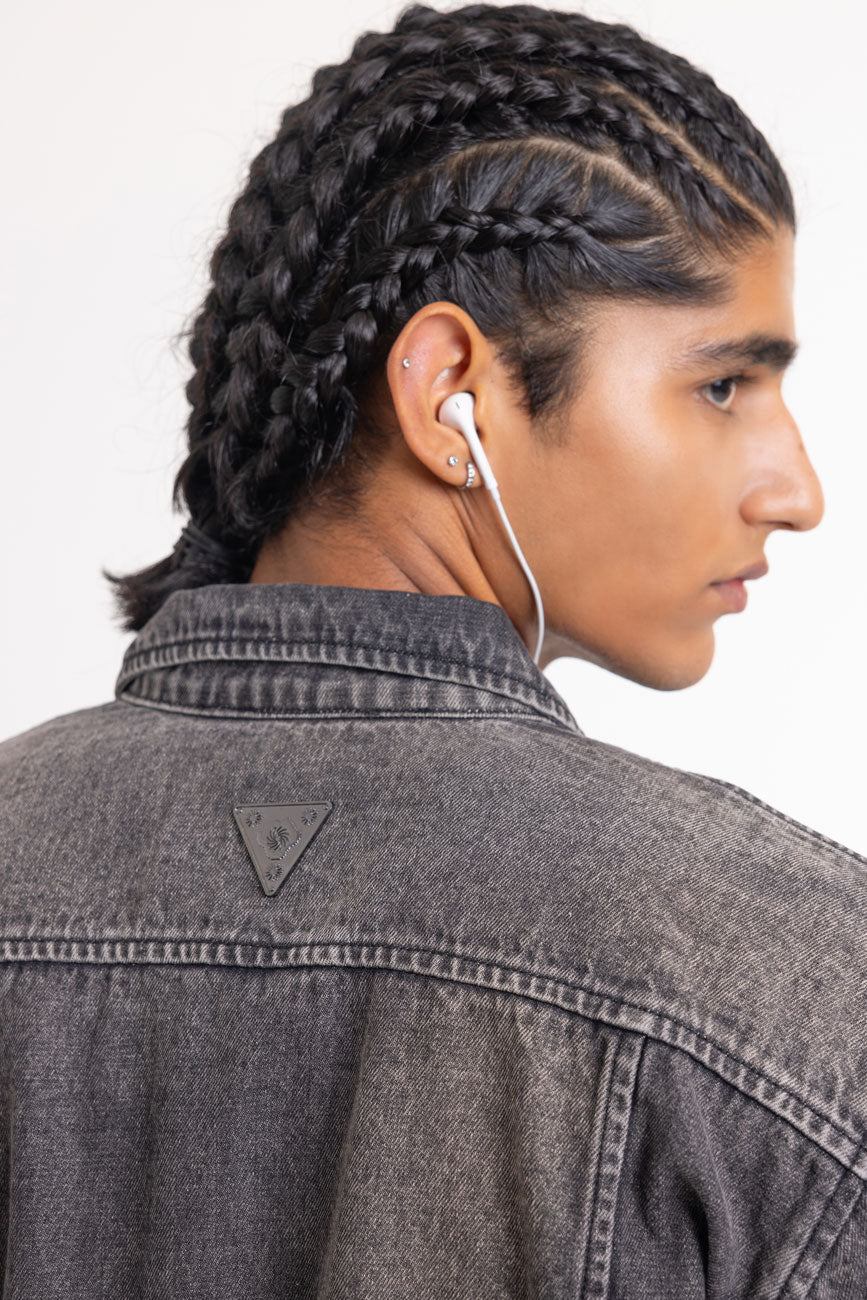 Novocaine // Frayed Hem Denim Jacket - Image 7