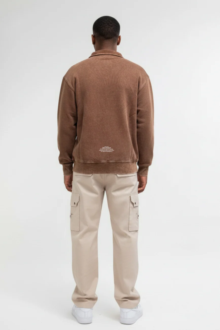 Old Money Sweatshirt // Mocha - Image 7