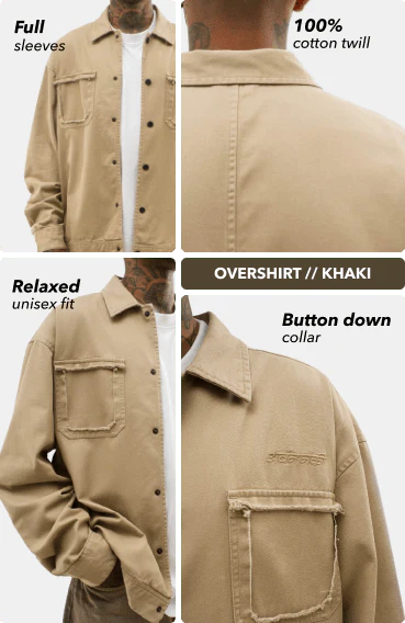 Overshirt // Khaki - Image 3