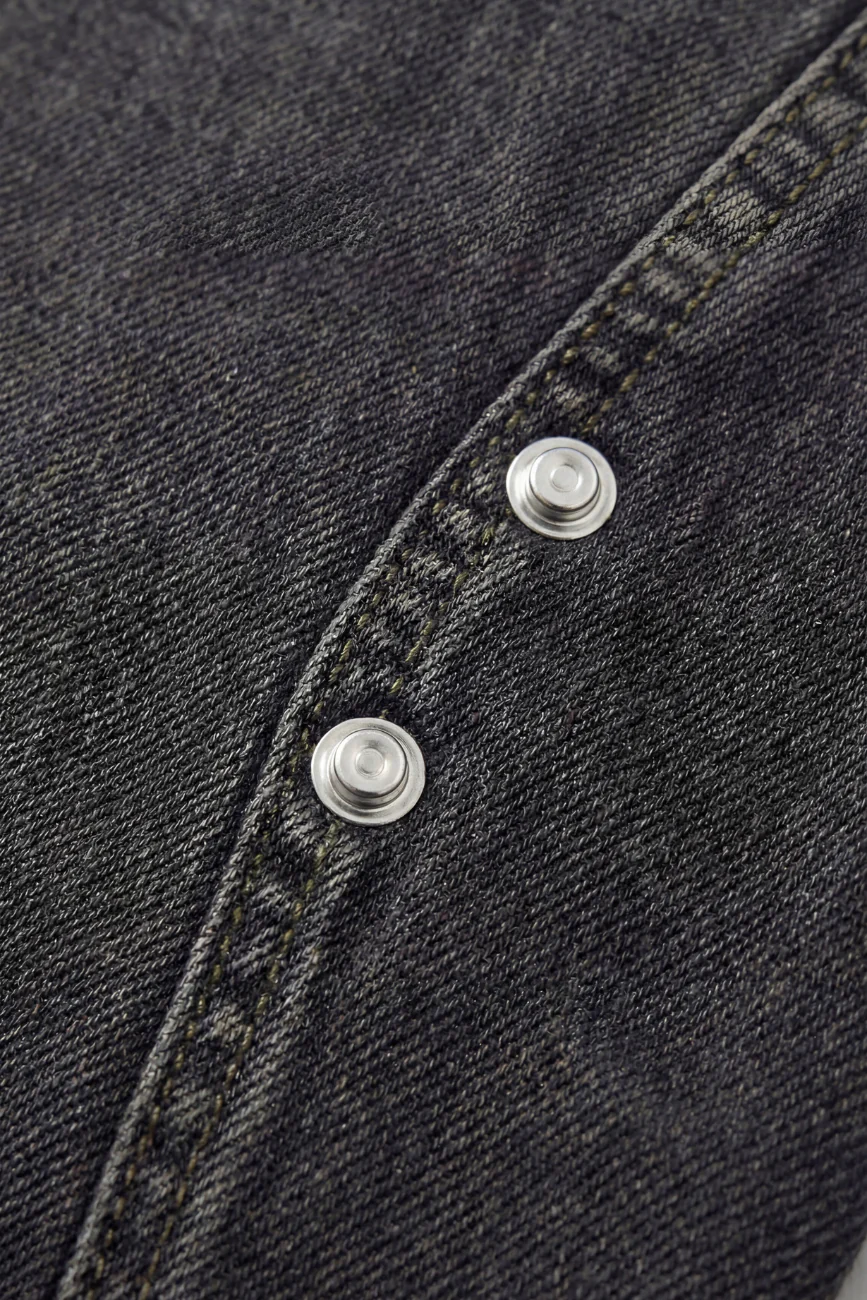 Oxidized Relaxed Rivet Denim // Black - Image 3