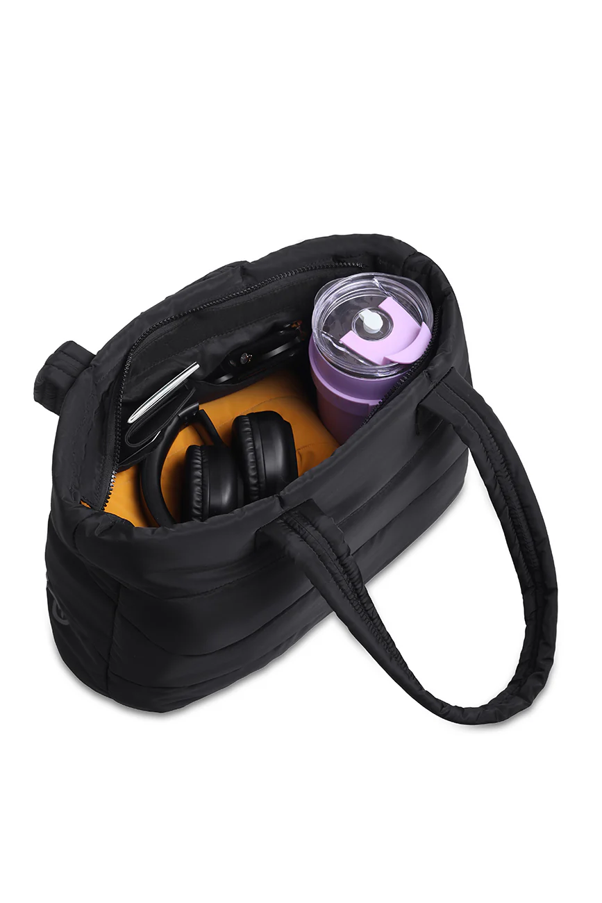 Pack of 2 Puffer bags // Black On Black - Image 7