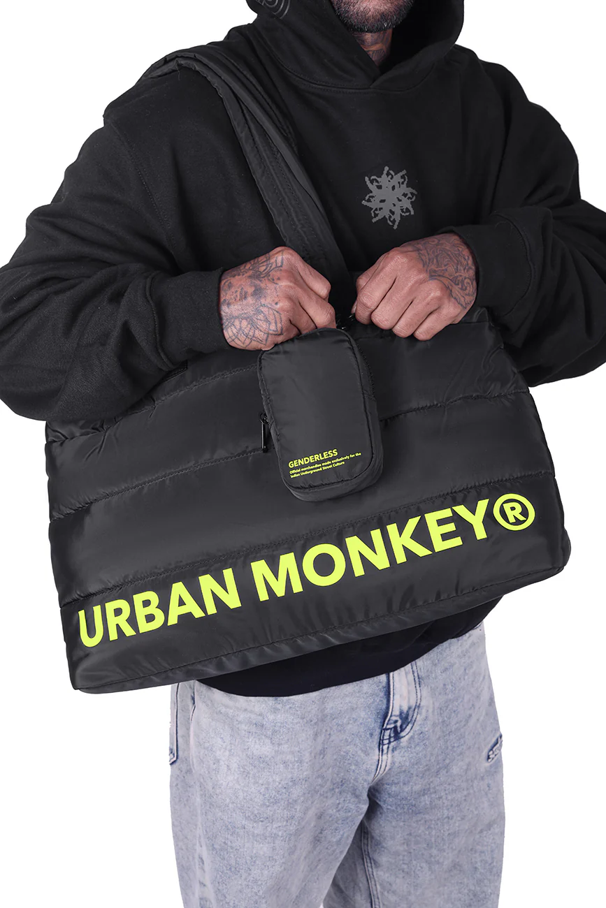 Pack of 2 Puffer bags // Neon On Black - Image 6
