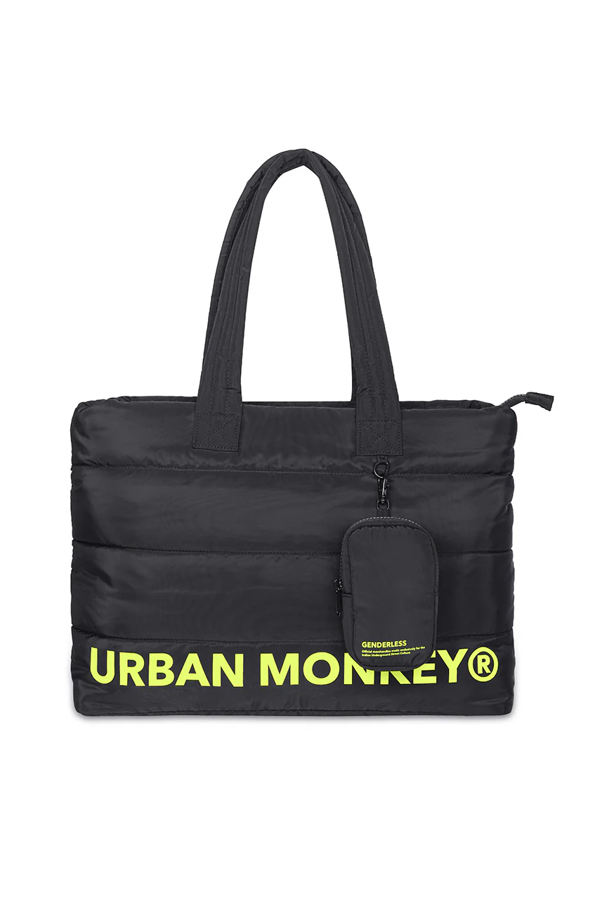 Pack of 2 Puffer bags // Neon On Black - Image 7