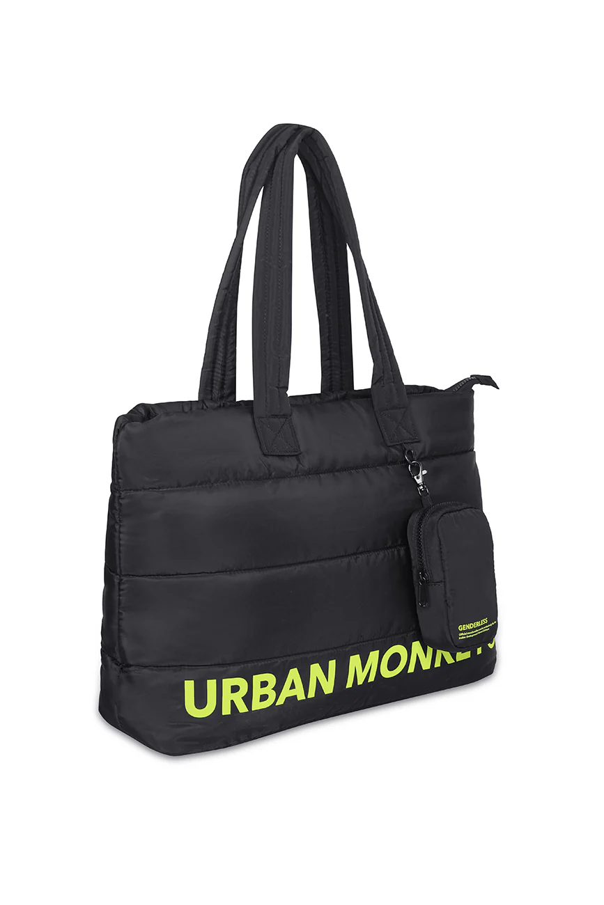 Pack of 2 Puffer bags // Neon On Black - Image 9