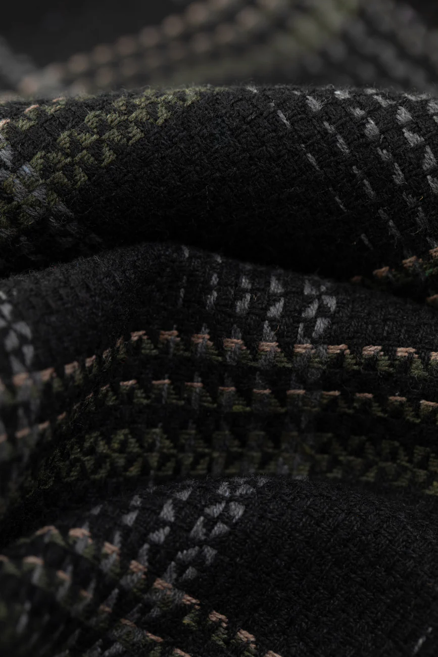 Plaid Long Sleeve Shirt // Black - Image 7