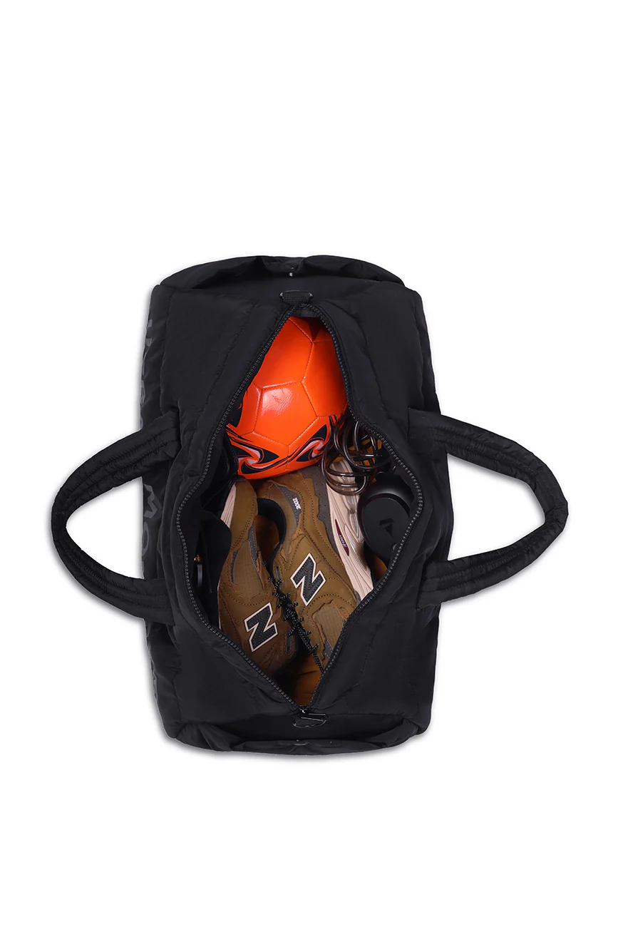 Puffer Duffle Bag // Black On Black - Image 3
