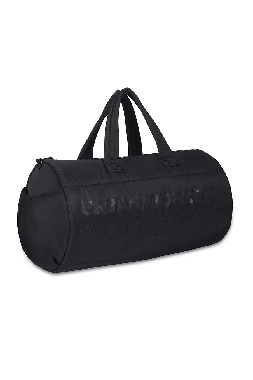 Puffer Duffle Bag // Black On Black - Image 4
