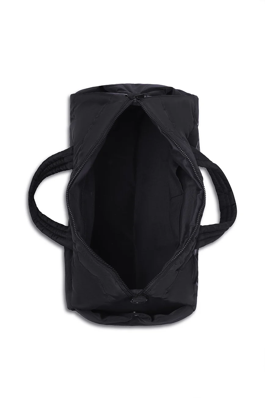 Puffer Duffle Bag // Black On Black - Image 9
