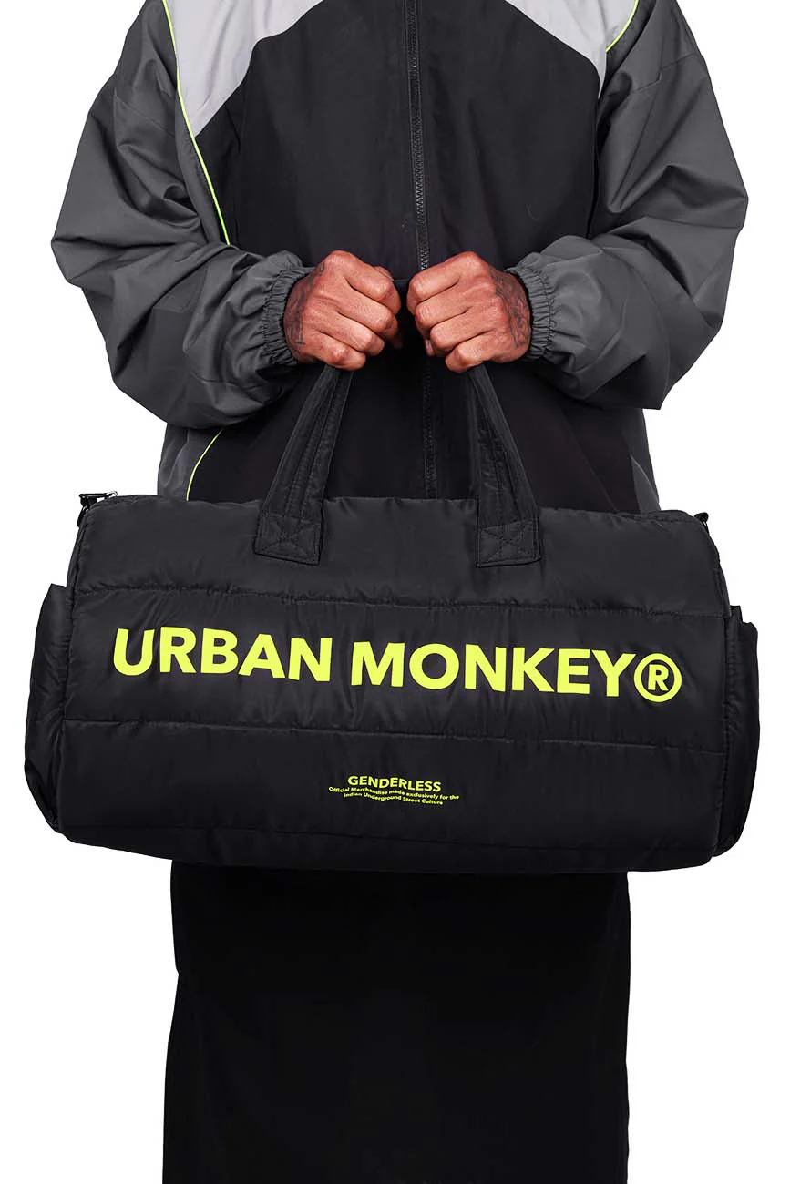 Puffer Duffle Bag // Neon On Black - Image 9
