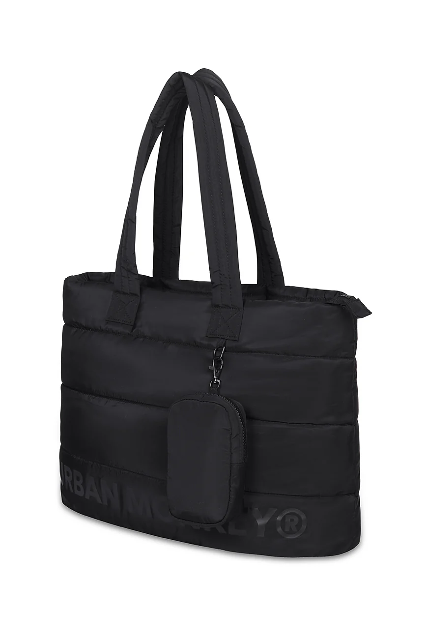 Puffer Shoulder Bag // Black On Black - Image 5