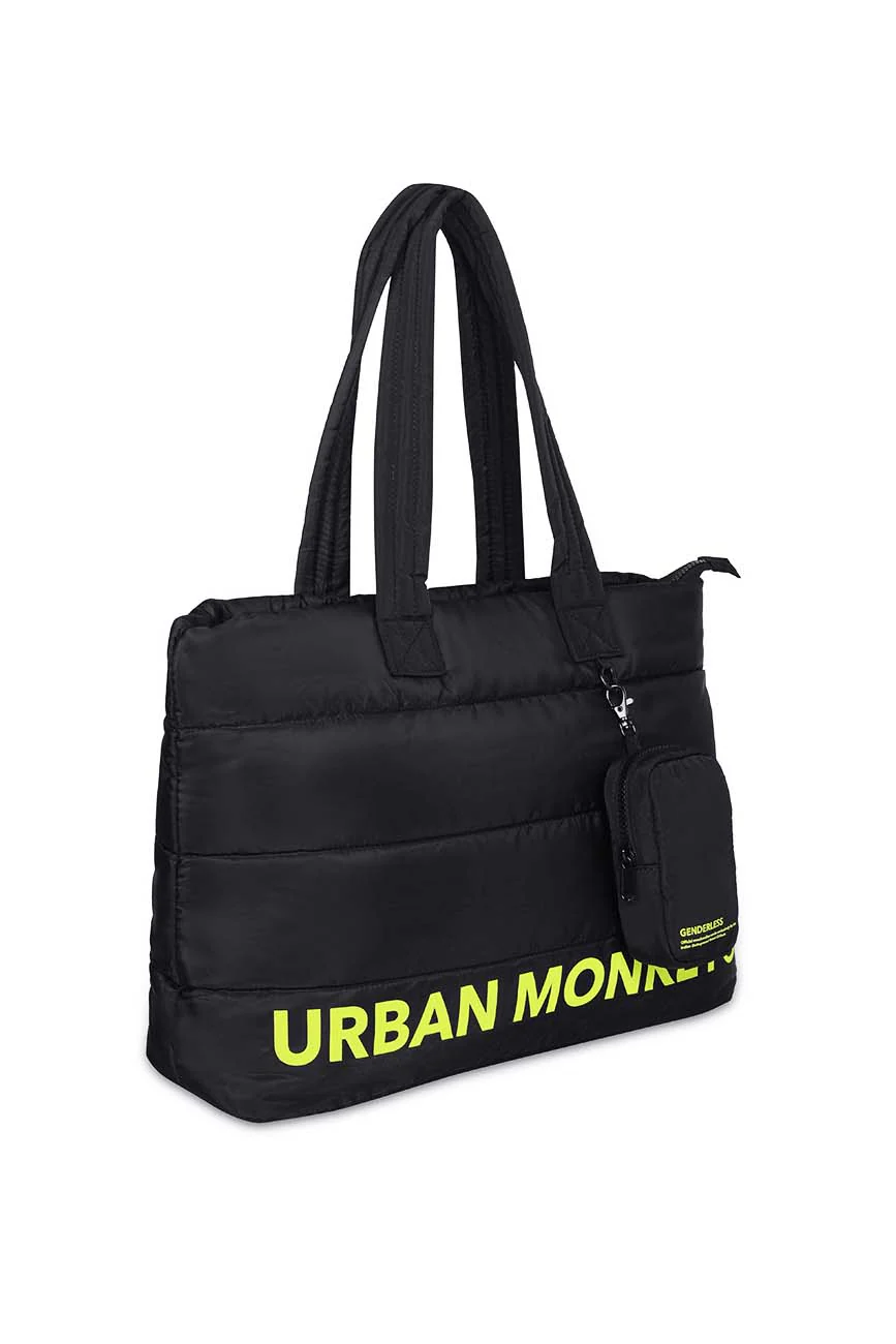 Puffer Shoulder Bag // Neon On Black - Image 3