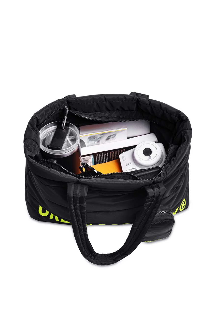 Puffer Shoulder Bag // Neon On Black - Image 5