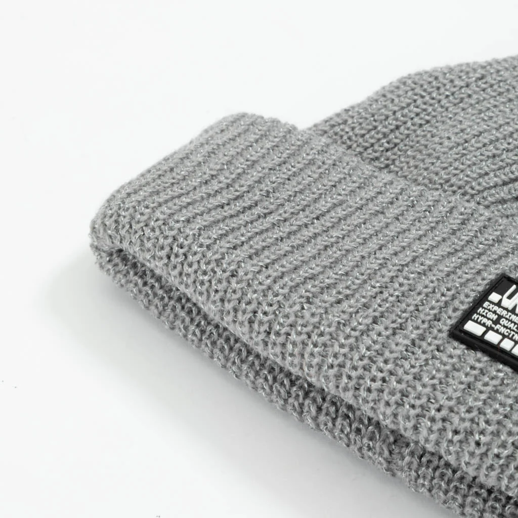 Reflective Fisherman Beanie // Gray - Image 4