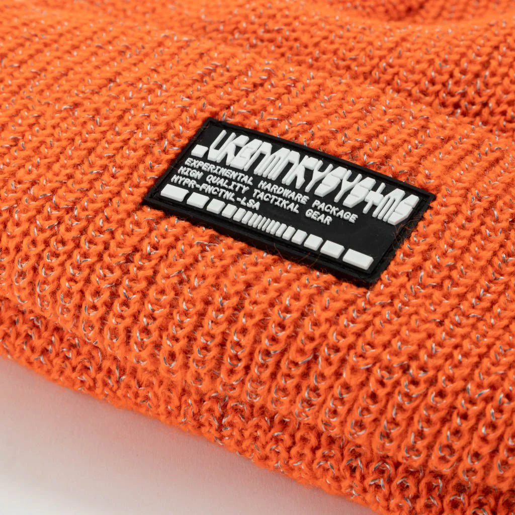 Reflective Fisherman Beanie // Orange - Image 3