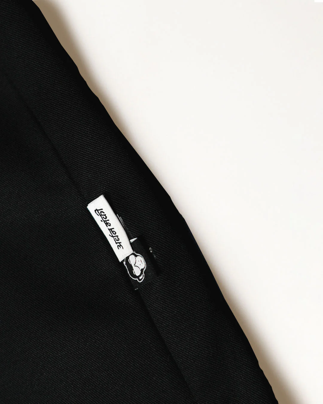 Relaxed Fit Trousers // Black - Image 4