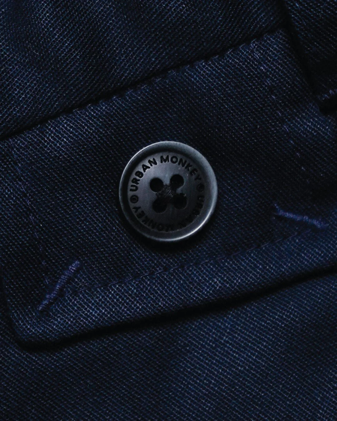 Relaxed Fit Trousers // Navy - Image 3