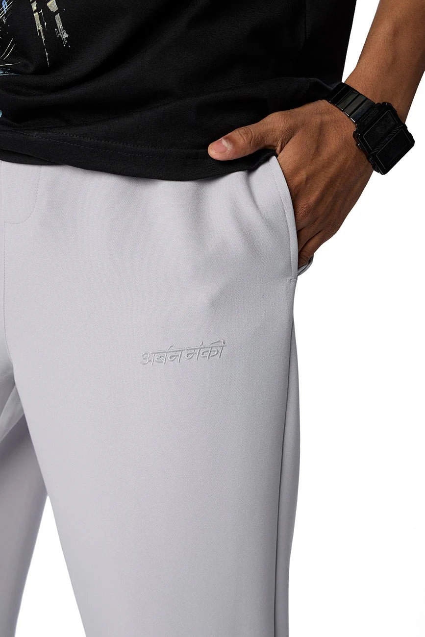 Upgraded Relaxed Straight-Cut Track Pants // Grey - Image 7