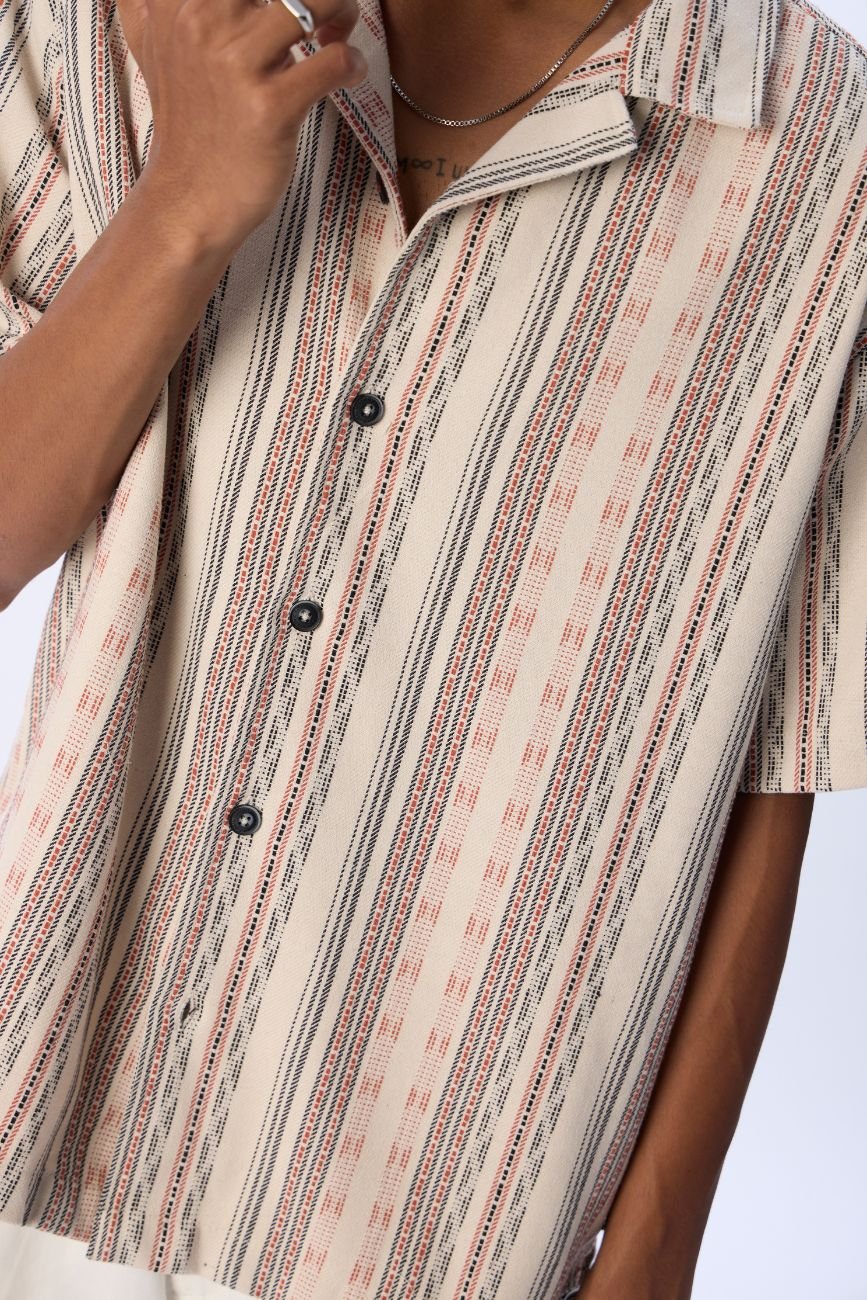 Retro Stripe Resort Shirt - Image 2