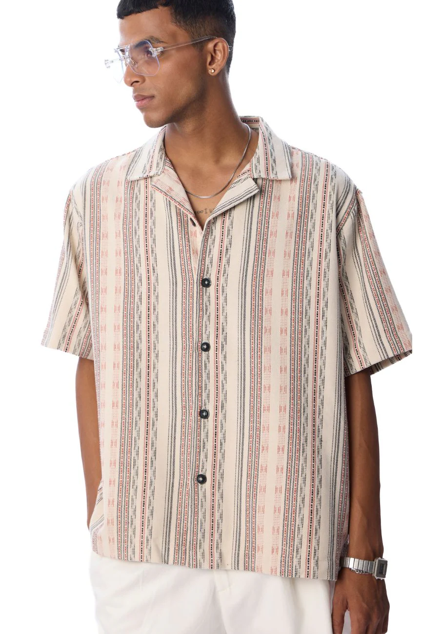 Retro Stripe Resort Shirt - Image 3