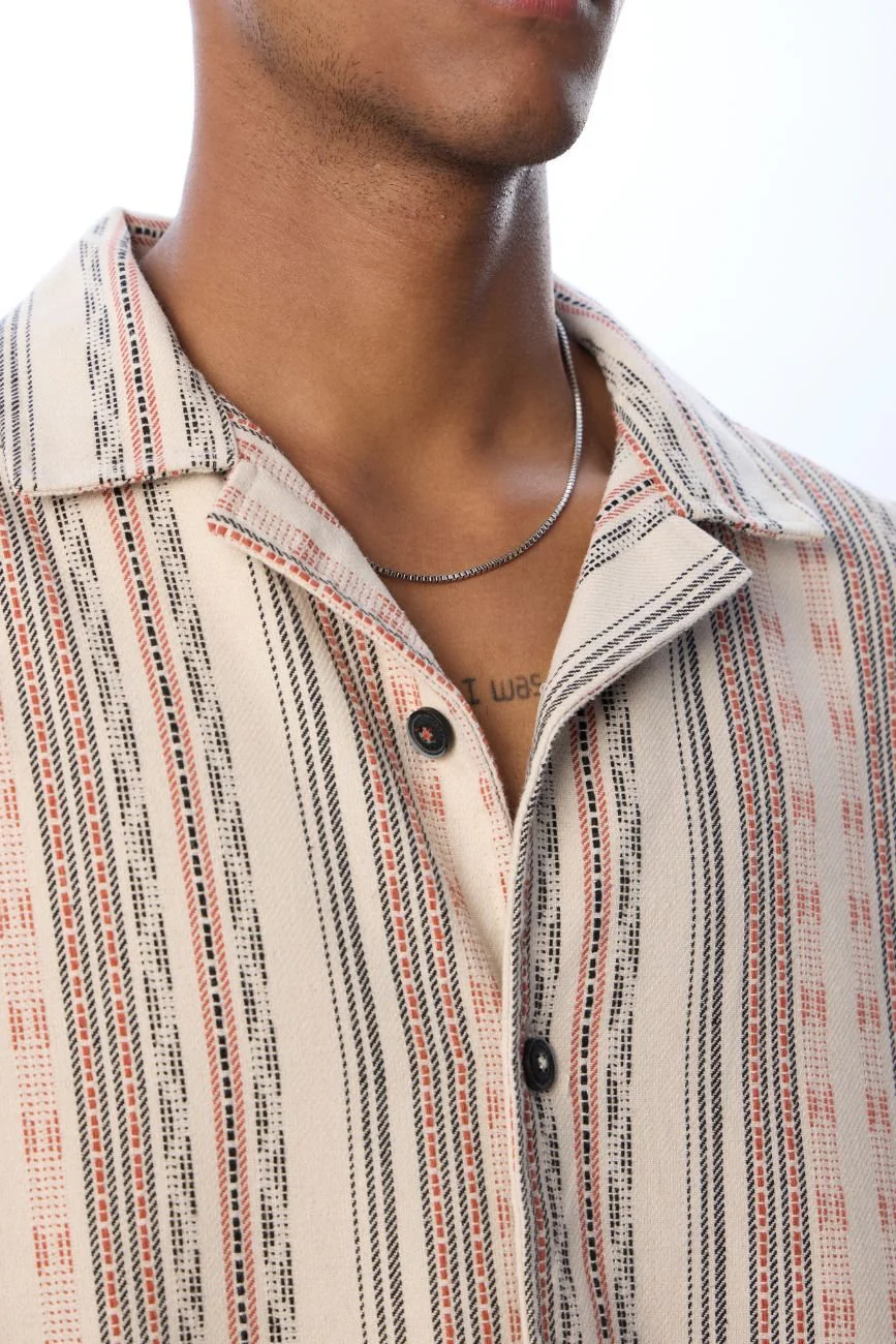 Retro Stripe Resort Shirt - Image 6