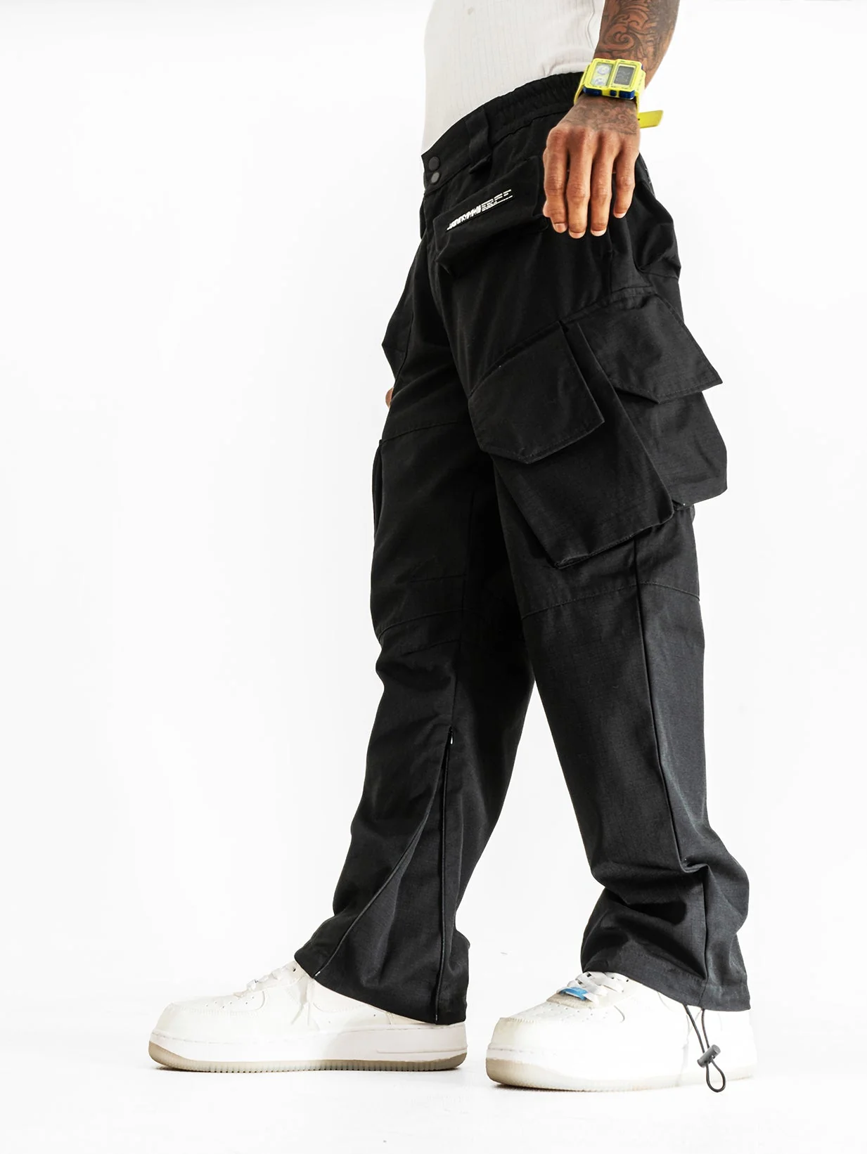 Ripstop Cargo Pants // Black - Image 3