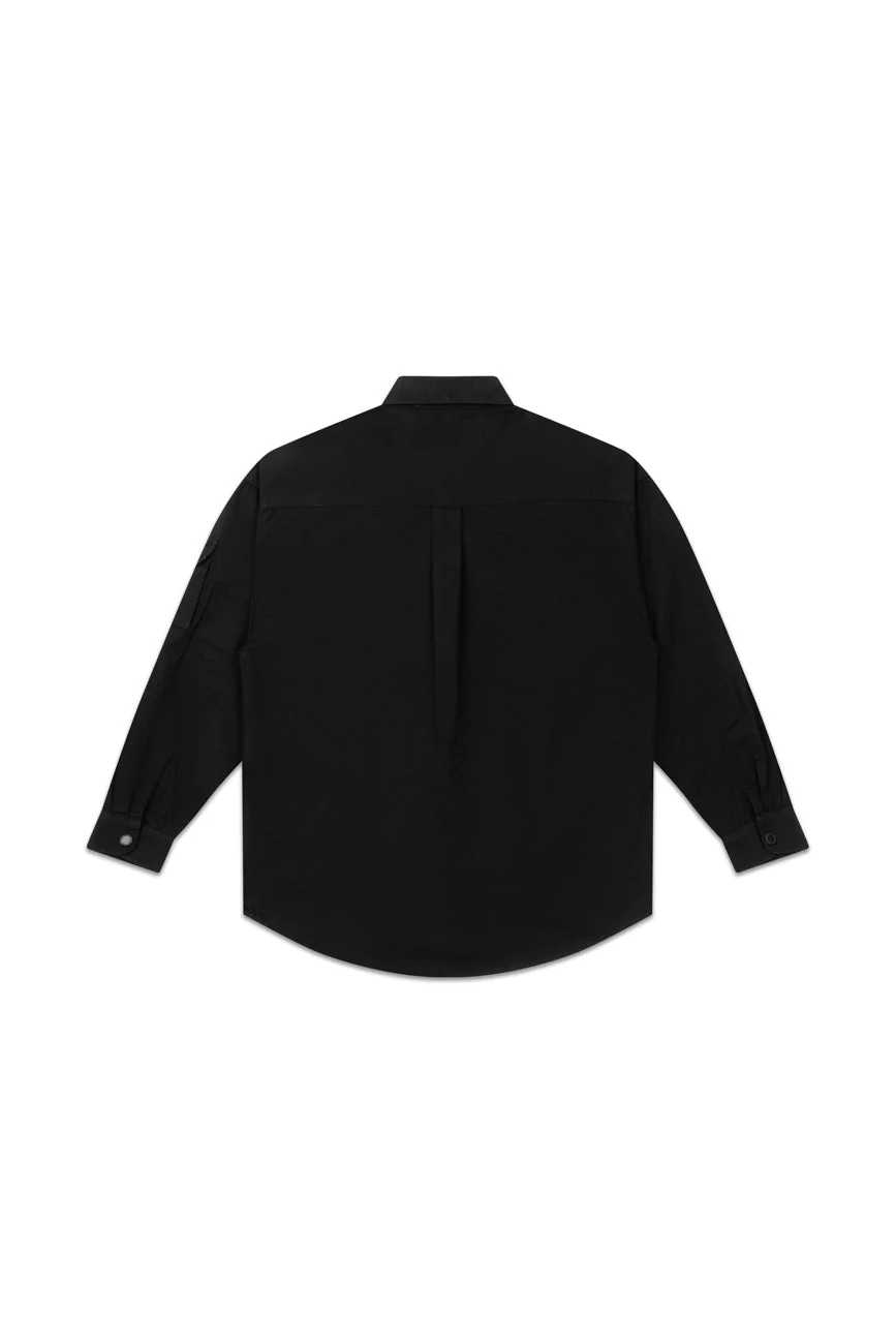 Ripstop Shacket // Black - Image 10