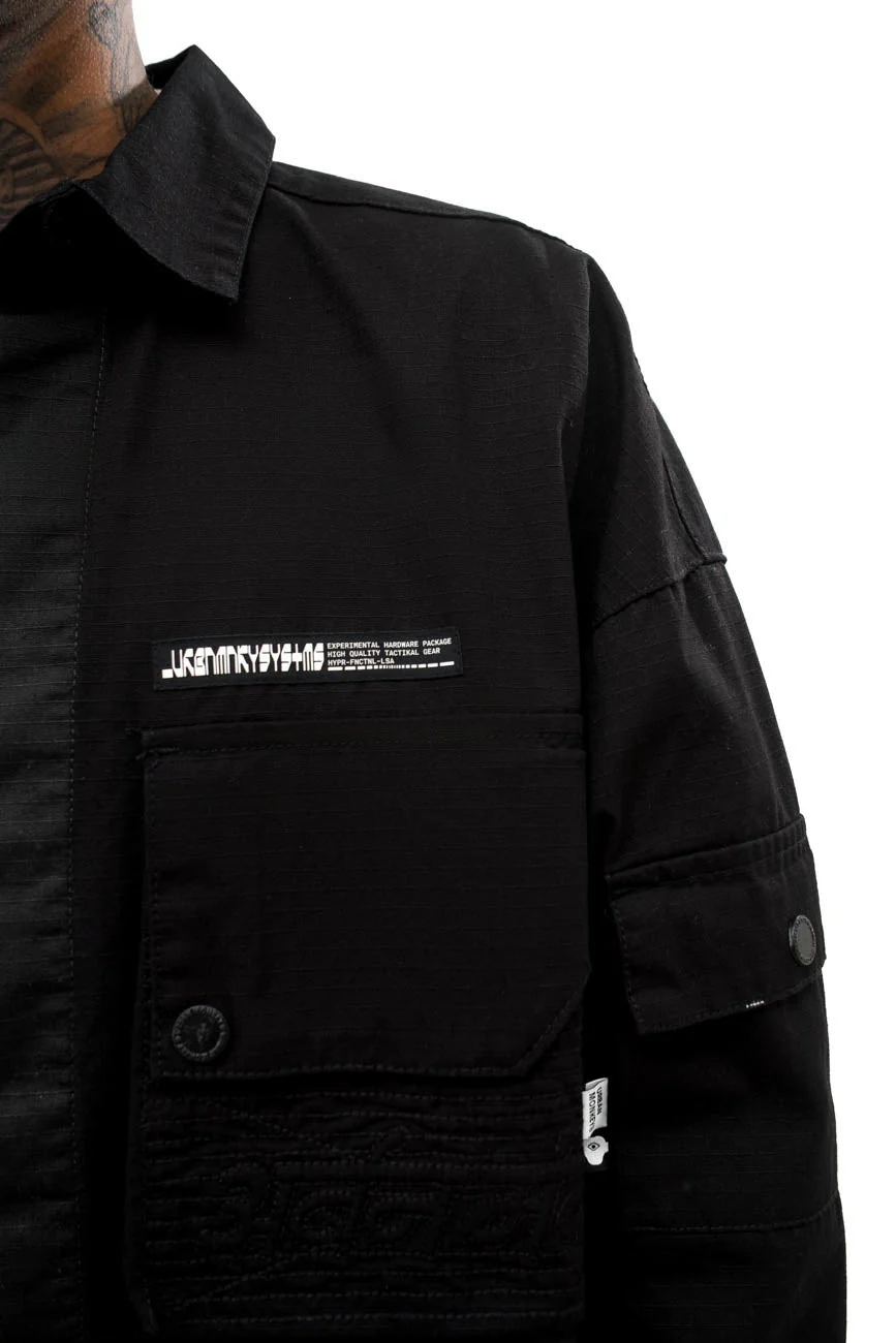 Ripstop Shacket // Black - Image 6