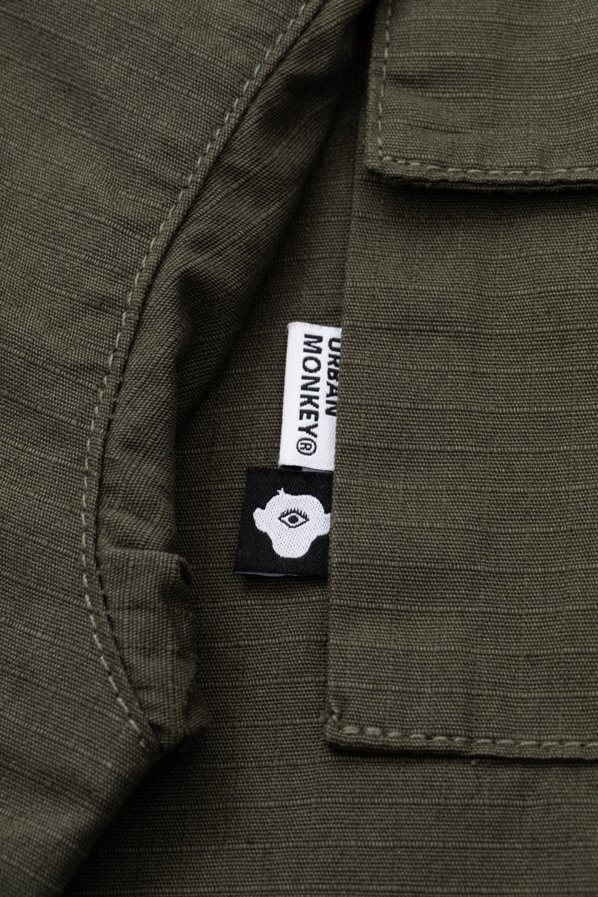 Ripstop Shacket // Olive Green - Image 10