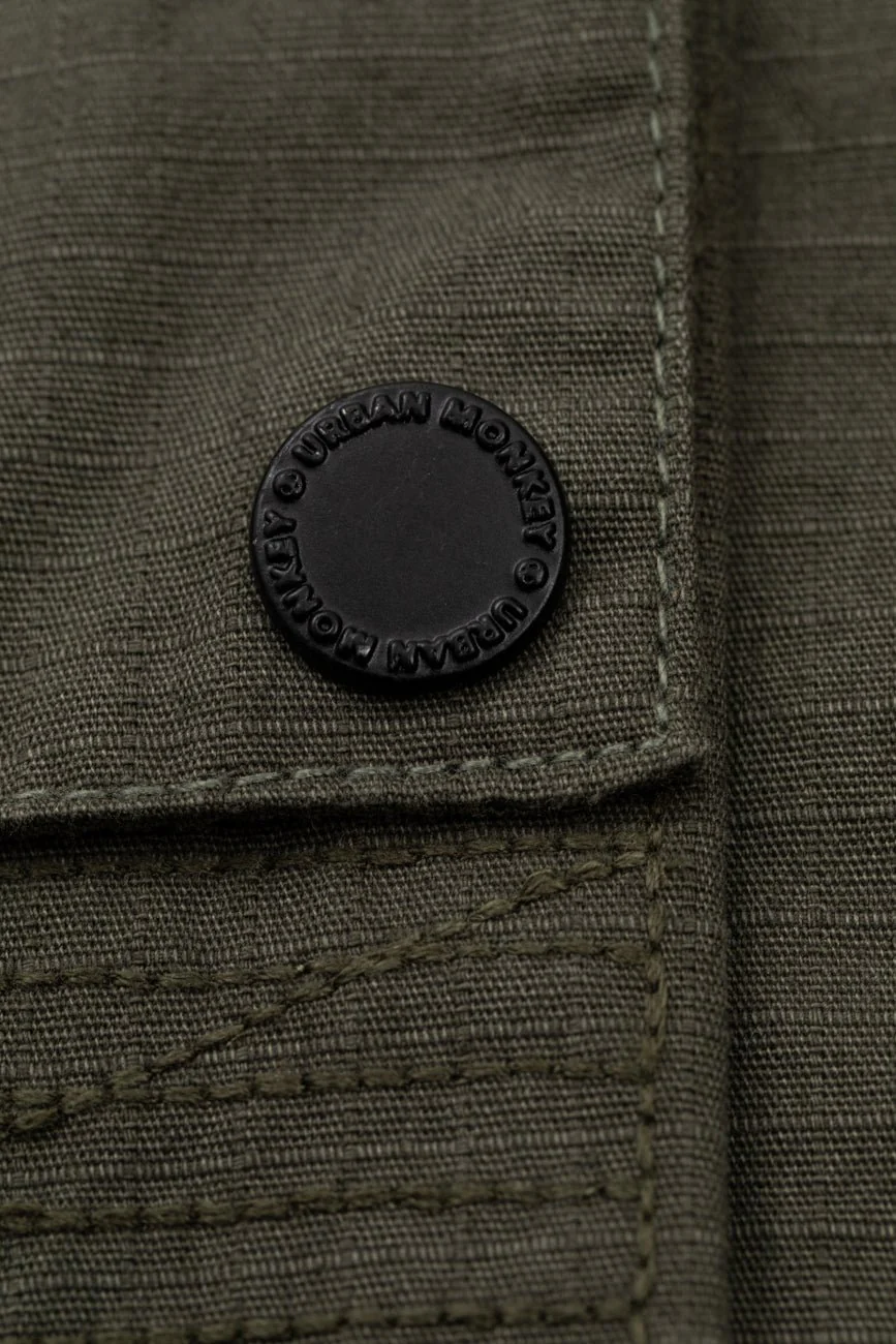 Ripstop Shacket // Olive Green - Image 12