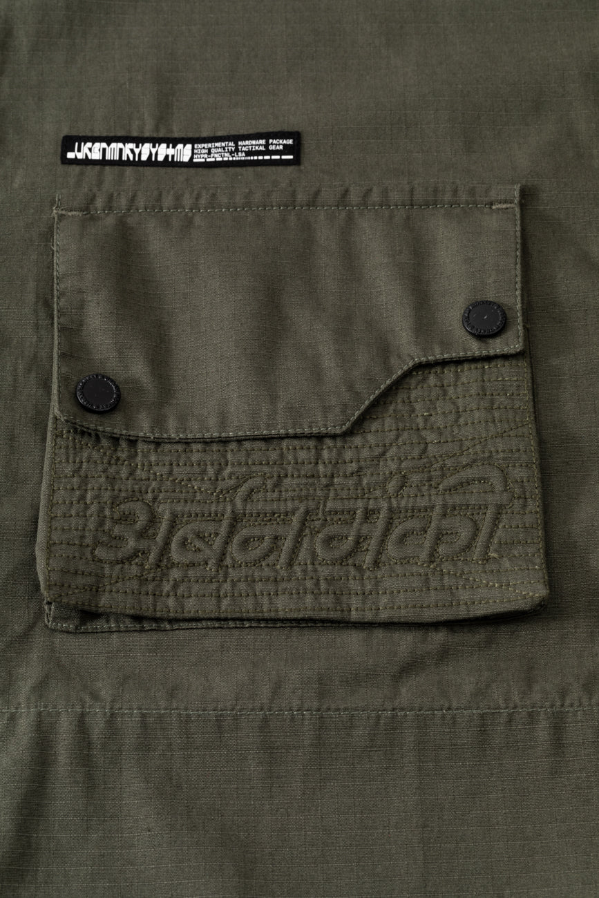 Ripstop Shacket // Olive Green - Image 14