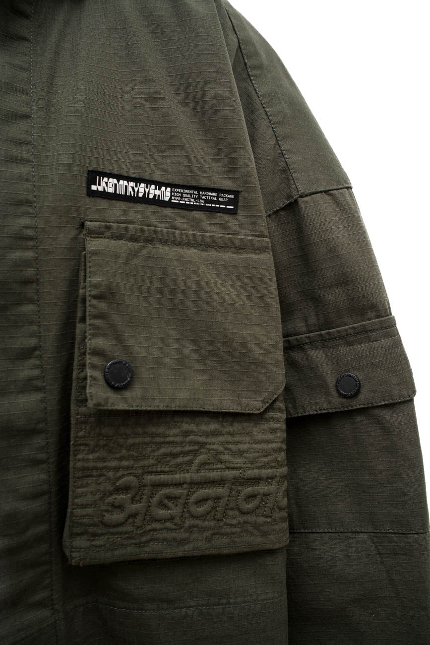 Ripstop Shacket // Olive Green - Image 6
