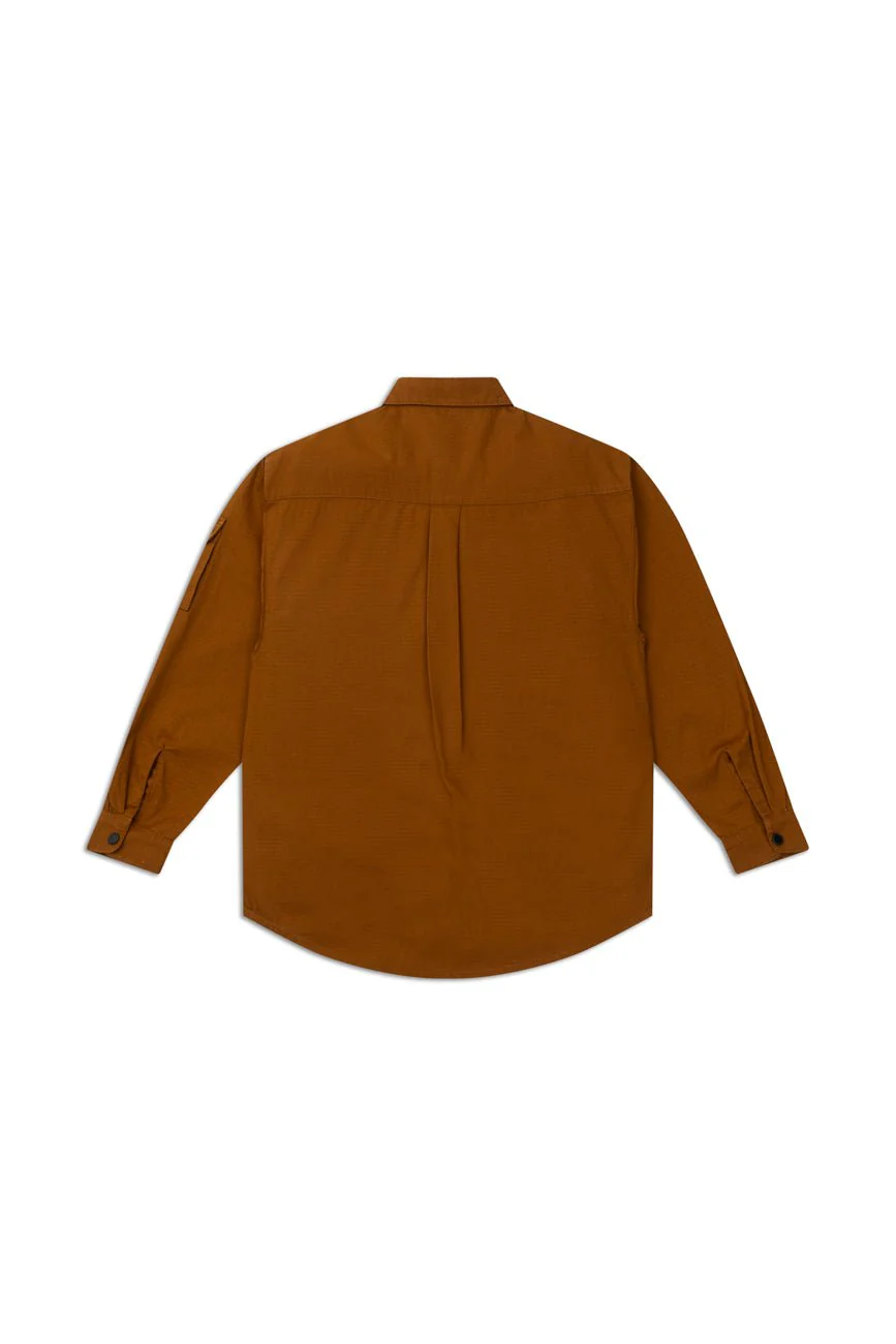 Ripstop Shacket // Tan Brown - Image 10