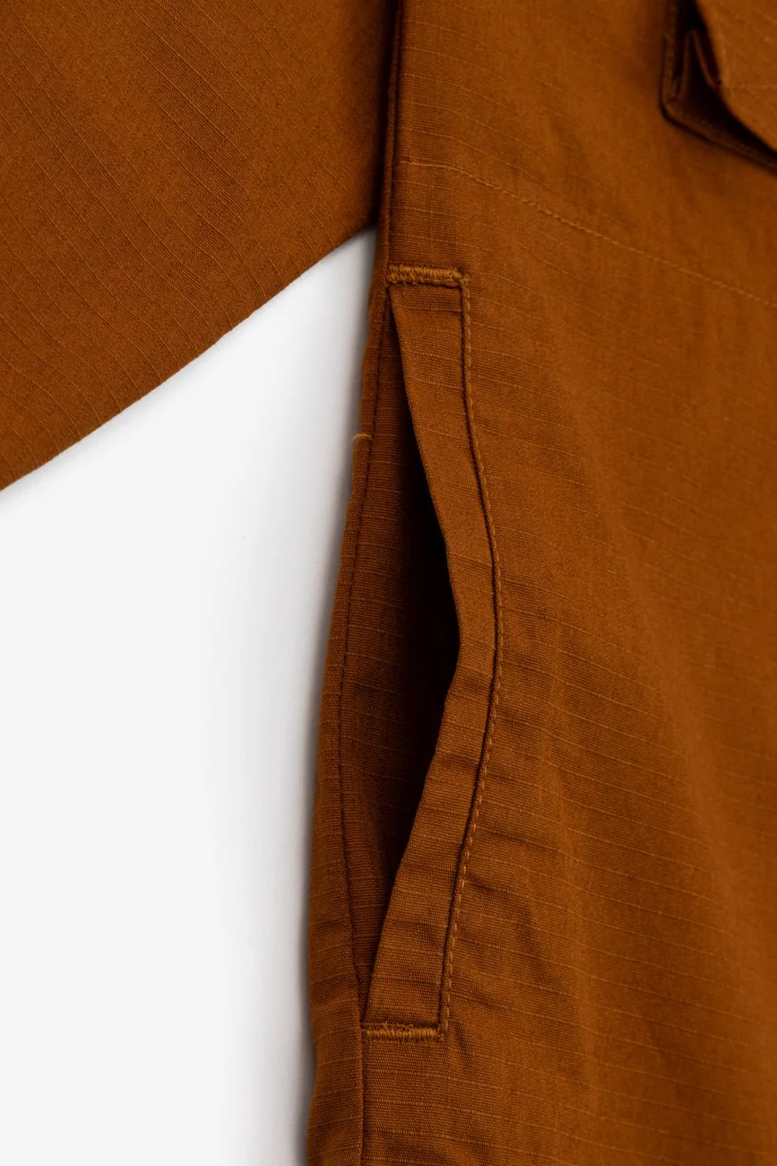 Ripstop Shacket // Tan Brown - Image 14