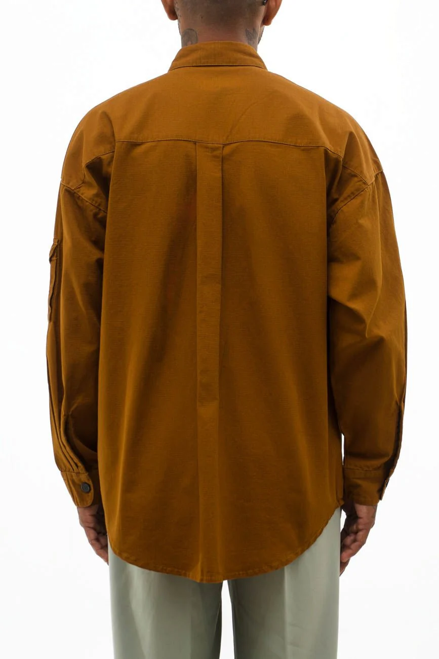 Ripstop Shacket // Tan Brown - Image 5