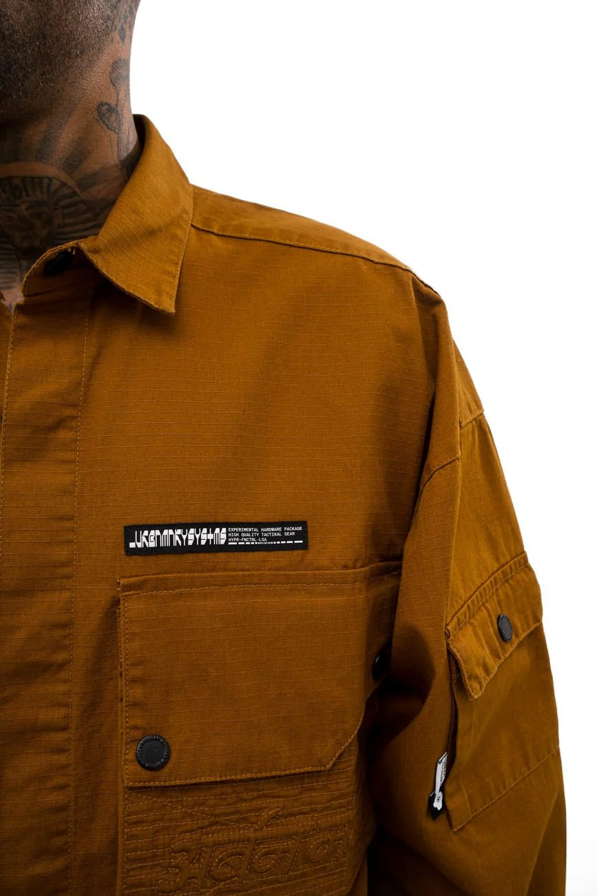Ripstop Shacket // Tan Brown - Image 6