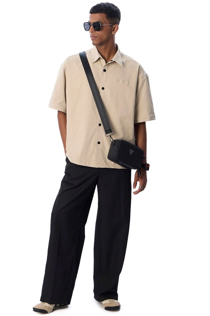 Short Sleeve Polo Shirt // Khaki - Image 3