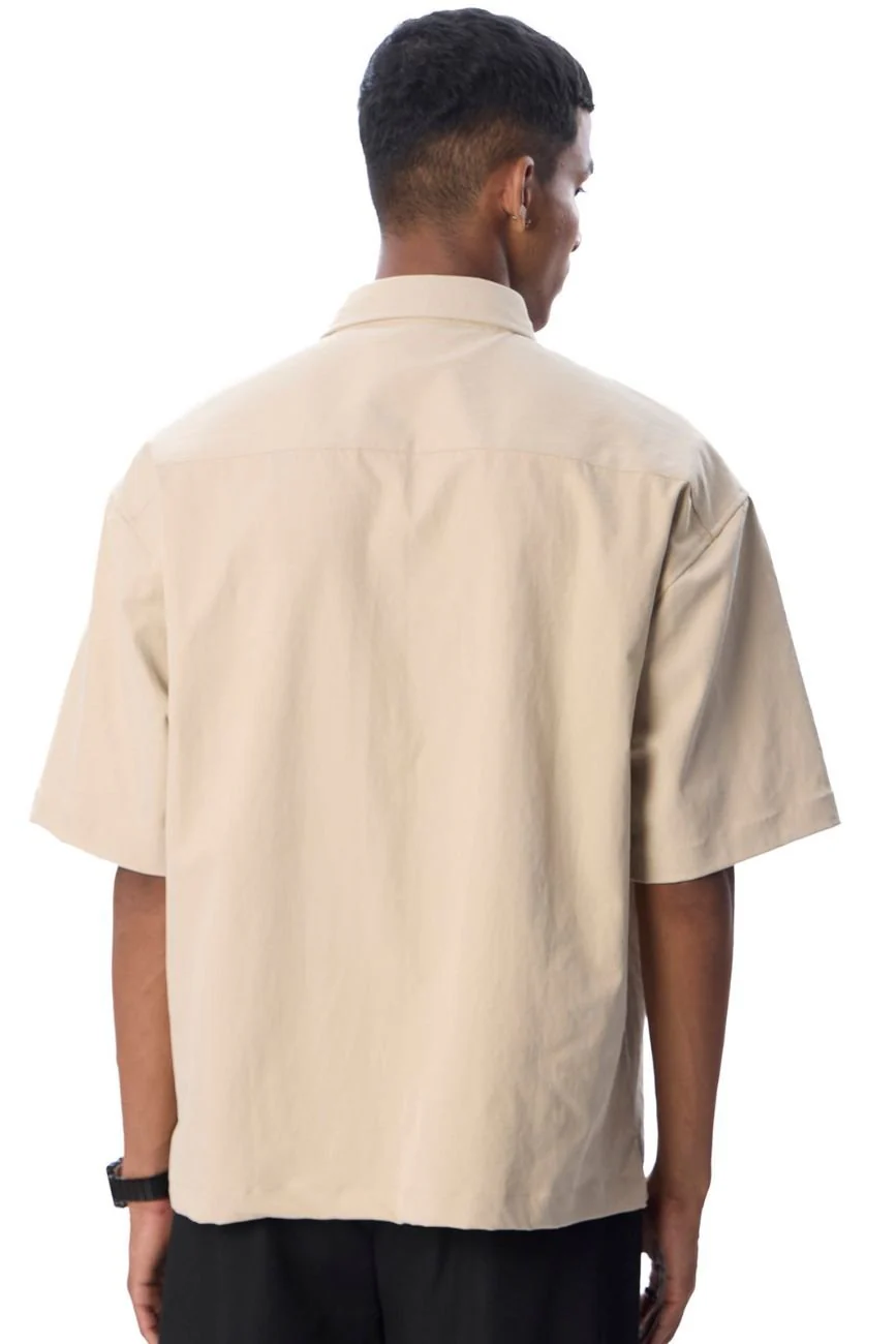 Short Sleeve Polo Shirt // Khaki - Image 5