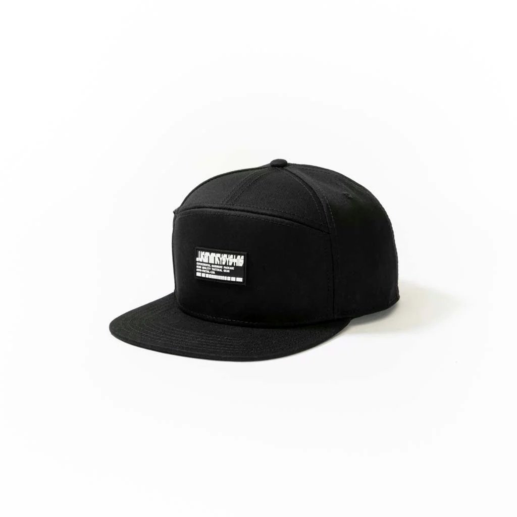 Stash Pocket Snapback // Black