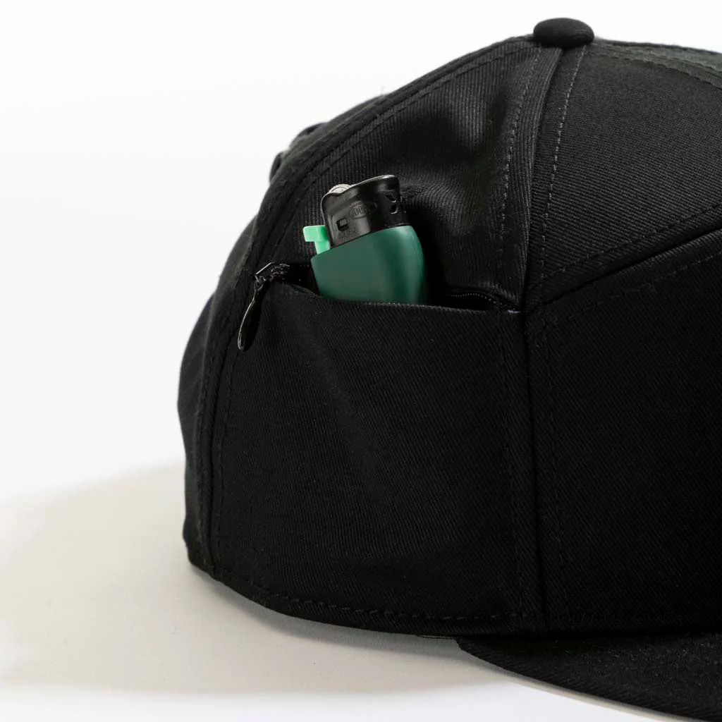 Stash Pocket Snapback // Black - Image 6