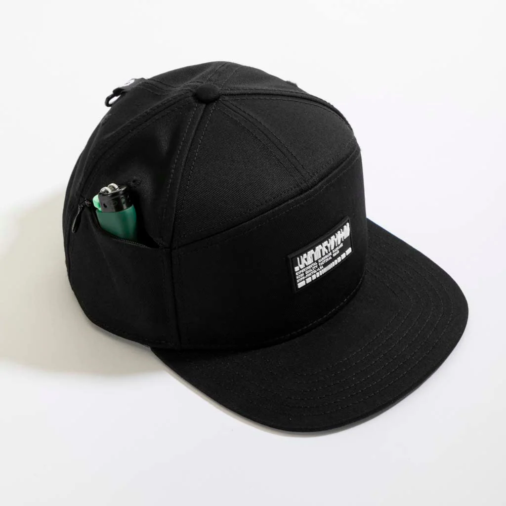 Stash Pocket Snapback // Black - Image 9