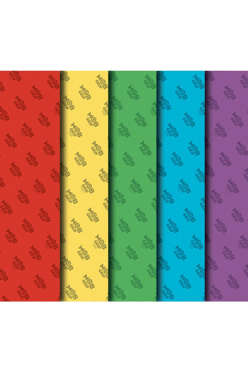 Pack of 5 transparent color Grip Tape 9in x 33in Graphic Mob
